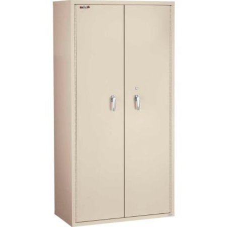 FIRE KING FireKingÂ Fireproof Storage Cabinet, 36"Wx19-1/4"Dx72"H, Arctic White, Assembled CF7236-DAW